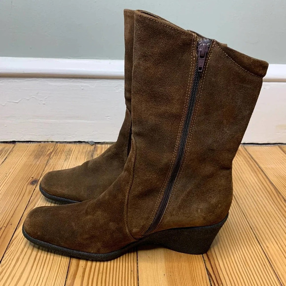 Aquatalia Brown Boot Waterproof Size 9.5 - Picture 2 of 6